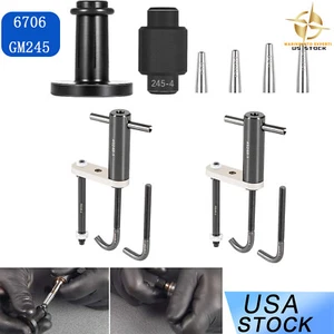 6706 Injector Rail Assembly Remover & GM245 Fuel Injector Seals Tool Fits For GM - Picture 1 of 24