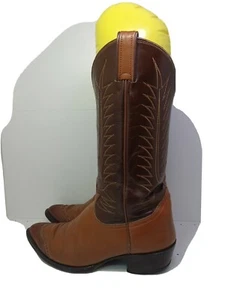 Tony Lama Westernstiefel Made in USA 6243 US Größe 9 D Braun Leder - Bild 1 von 12