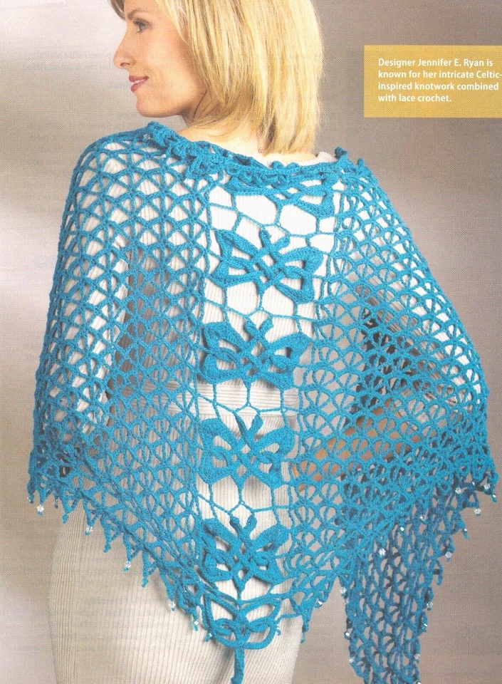 VERANO Feileacan Mantón/Ropa/Patrón Crochet SOLO INSTRUCCIONES Foto 1 de 1