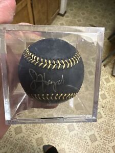 JASON HEYWARD Signed Black and Gold MLB Baseball 09/50 with COA Just the Proof