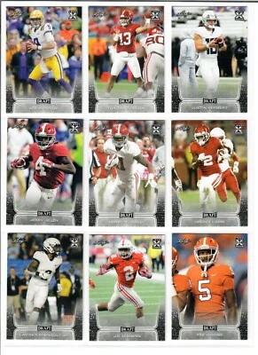 2020 Leaf Draft Football 1-100 BASE You Choose BURROW TUA HERBERT RODGERS JEUDY+ - Image 1 of 4