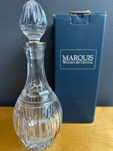 Vtg Waterford Crystal Marquis Hanover Gold 12" Decanter Stopper Hand Cut Signed - Picture 1 of 5
