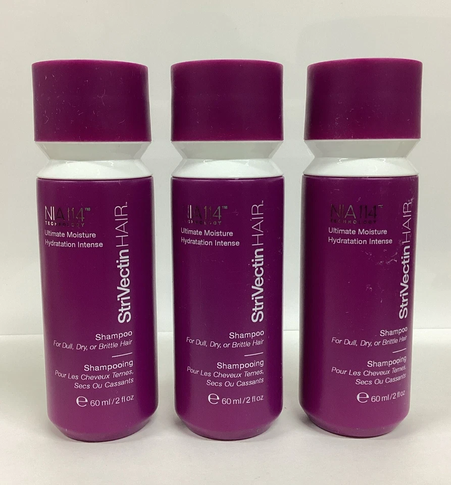 StriVectin cabello LOTE DE 3 champúes para cabello opaco o quebradizo 2 oz como en la foto, ¡sin caja! Foto 1 de 4