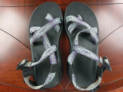 Sandalias Chaco Z/2 Yampa para mujer tejido de 9 píxeles púrpura azul agua turquesa J103426 Foto 1 de 4