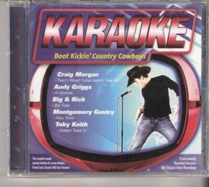 KARAOKE - BOOT KICKIN COUNTRY COWBOYS - CD+G - ON SCREEN GRAPHICS!!!~!! - Picture 1 of 2