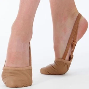 Silky Dance| Ladies Leather Half Sole Shoe| Jazz Ballet Contemporary Gymnastic| - Picture 1 of 5