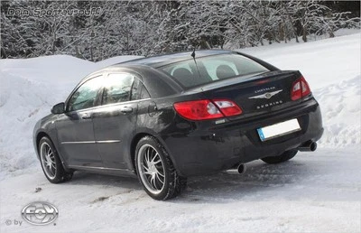 Fox Duplex Sportauspuff Chrysler Sebring Limo JS Bj.07-10 1x100mm doppelwandig - Imagen 1 de 4