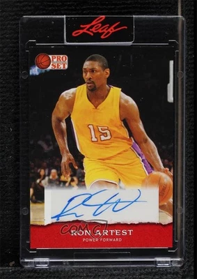 2022 Leaf Pro Set Sports Base Auto Metta World Peace Ron Artest #PSA-RA1 Auto - Image 1 of 2