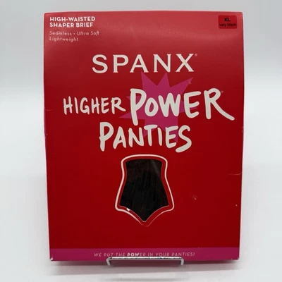 Bragas modeladoras Spanx Higher Power estilo 2746 muy negras talla XL Foto 1 de 4