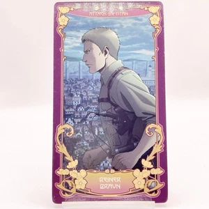Reiner Braun Attack on Titan Arcana Card Collection TCG Japan Limited Anime F/S - Picture 1 of 12
