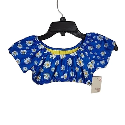 Top de baño con estampado de margaritas SO, NUEVO CON ETIQUETAS, niñas 7/8 Foto 1 de 4