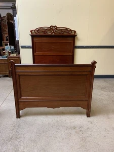 Antik - imposantes Prunk Bett - Art Nouveau  - Jugendstil - Lieferung möglich! - Bild 1 von 19