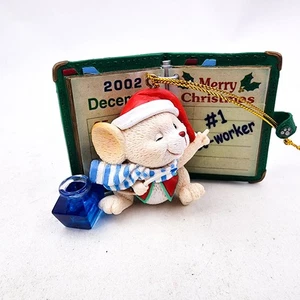 Vintage Mistelzweig Magic Collection Weihnachtsschmuck Maus Mitarbeiter Planer - Bild 1 von 5