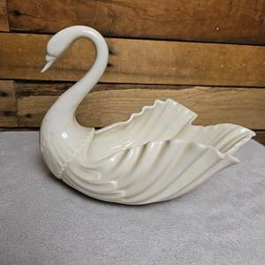 Lennox große Porzellan Schwan Bonboniere Herzstück Schale Figur - Bild 1 von 10