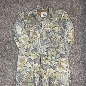Vtg Walls Coveralls Mens Advantage Camo Quilted USA Winter Snow Blizzard Pruf - Picture 1 of 9