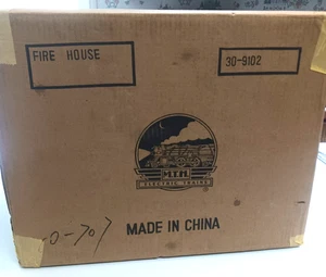 MTH Rail King #30-9102 Operating Fire House In Shipping Box Never Opened - Picture 1 of 3