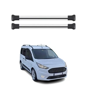 Roof Rack Cross Bars Luggage Carrier for Ford Transit Connect 2014-2019 Gray - Picture 1 of 12