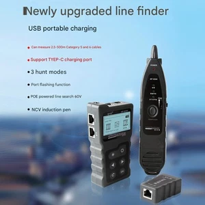 NF-8209 Lan Cable POE Wire Checker Cat5/Cat6 Lan Network Cable Wiremap Tester - Picture 1 of 15