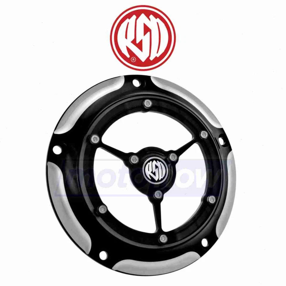 RSD Clarity Derby Cover for 2000-2003 Harley Davidson FLSTS Heritage uy Foto 1 de 4