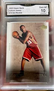 LeBRON JAMES Rookie 2003 Upper Deck Box Set GEM Mint 10 All Star RC Lakers #14 - Bild 1 von 2