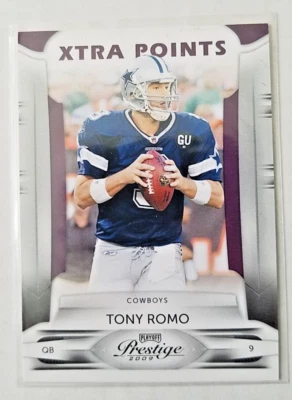 Tony Romo 2009 Prestige Xtra Points 31/50 Cowboys #27 Eastern Illinois A5 - Image 1 of 2