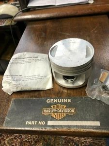 HARLEY DAVIDSON 1 PISTON & RING EVO XL 883 +30 OVER GENUINE PART # 22255-86 - Picture 1 of 8