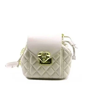 Bolso mujer LOVE MOSCHINO!!! ¡PEQUEÑO!!! Acolchado negro beige PVP: 175 € - Imagen 1 de 16