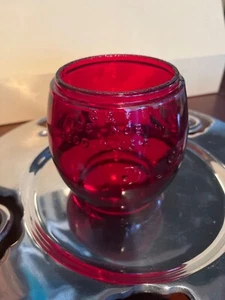 ANTICO GLOBO FERROVIARIO DIETZ LITTLE WIZARD ROSSO RUBINO RICAMBIO - Foto 1 di 3