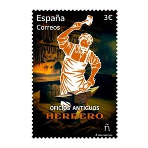 Spanien 2024 Schmied Briefmarke Post - Bild 1 von 1