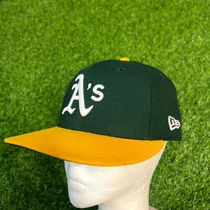 New Era Cap Herren 7 3/8 Grün 59Fifty Oakland Athletics MLB Fitted Baseball Mütze - Bild 1 von 9
