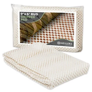 Nevlers Premium Grip and Non Slip Rug Pad 6 x 9 feet Area Rug Pad Easy to Cut - Picture 1 of 9