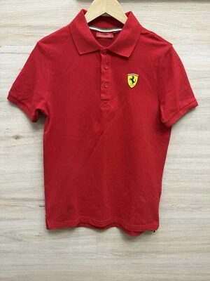 Polo rojo Scuderia Ferrari para hombre talla pequeña - Imagen 1 de 4