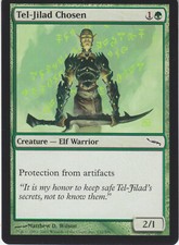 4X TEL-JILAD CHOSEN GREEN MIRRODIN MTG MAGIC NM X4 (yourdeckbuilder)