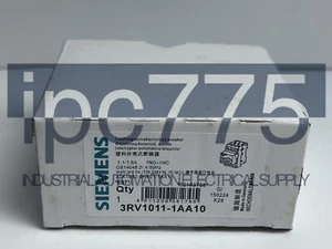 1PCS Siemens New 3RV 1011-1AA10 3RV1011-1AA10 CIRCUIT BREAKER MOTOR PROTECTORS - Picture 1 of 6