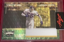 RARE LAWRENCE TAYLOR 1/1 PROOF CARD 2023 LEAF VIBRANCE NEW YORK GIANTS NFL HOF