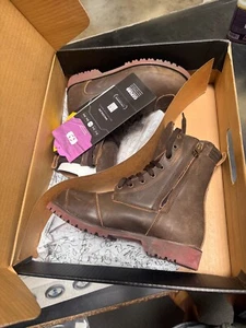 Oxford Magdalen Moto Combat Womens sz 37 | 6 Waterproof Leather Ankle Boots New - Bild 1 von 4