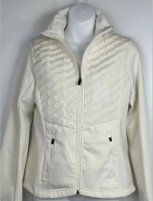 Легкая женская куртка Xersion на молнии из флиса с подкладкой светло-кремовый бежевый размер XS - Изображение 1 из 4