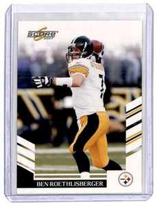 2007 Score Ben Roethlisberger Pittsburgh Steelers #204