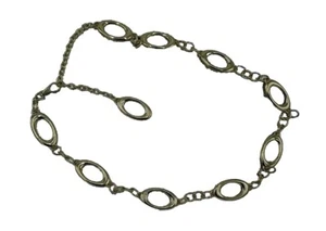 Fossil Belt Metal Chain Adjustable Women's Waist  - Picture 1 of 4