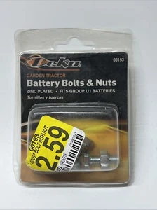 U1 Battery Lawn & Garden Tractor Battery Bolts & Nuts by East Penn/Deka - Picture 1 of 2