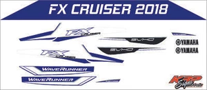 WAVERUNNER FX CRUISER SVHO 2018 Graphics / Decal / Sticker Kit - Picture 1 of 1