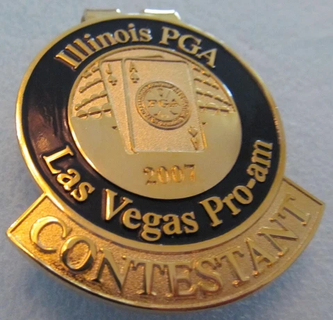CONTESTANT MONEY/BELT CLIP-ILLINOIS PGA LAS VEGAS PRO-AM-NEW OLD STOCK Cover
