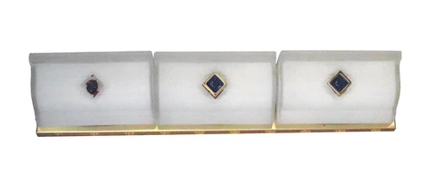 Waldorf Astoria Deco Style Slip Shade 3 Light Glass Sconce Cover