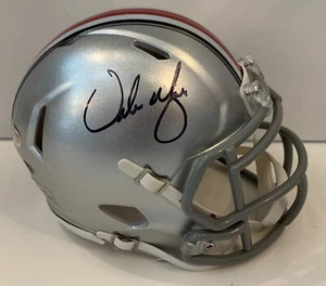 Urban Meyer Signed OSU Ohio State Buckeyes mini Helmet autographed Beckett BAS - Picture 1 of 4