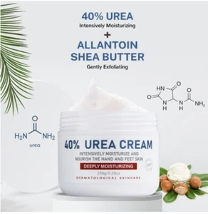 Urea Cream 40% Urea Foot Cream Hand Cream for Dry Cracked Callus Remover 150g - Picture 1 of 18