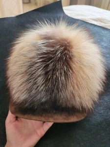 Fur trimmed Women's Cap - Picture 1 of 4