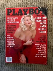 PLAYBOY MAGAZINE FEBRUARY 1994 ANNA NICOLE SMITH, EXCELLENT - Picture 1 of 1