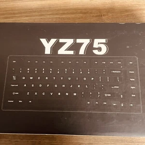 YUNZII YZ75 75% Hot Swappable Wireless Gaming Mechanical Keyboard, BT 5.0, 2.4G - Picture 1 of 2