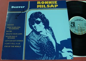Ronnie Milsap "DENVER" 1982, 51 West 16284 Signed LP Cover, W/Provenance. EX/NM - Picture 1 of 9