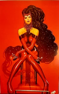 A.X.E. EVE OF JUDGMENT #1 DAVID NAKAYAMA VIRGIN VARIANT SCARLET WITCH MARVEL - Picture 1 of 10